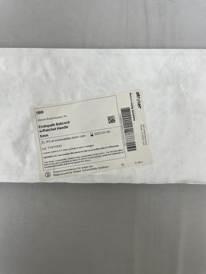 5BBREP - STRYKER - ETHICON ENDOPATH 5 mm Babcocks with Ratchet Handle, (EA) - ( Expiry Date: 2023-01-09 )