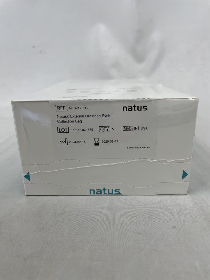 NT821732C - NATUS - 外引流系統 (EDS) 收集袋,(5 個/盒)-(有效期至:2025-08-14)