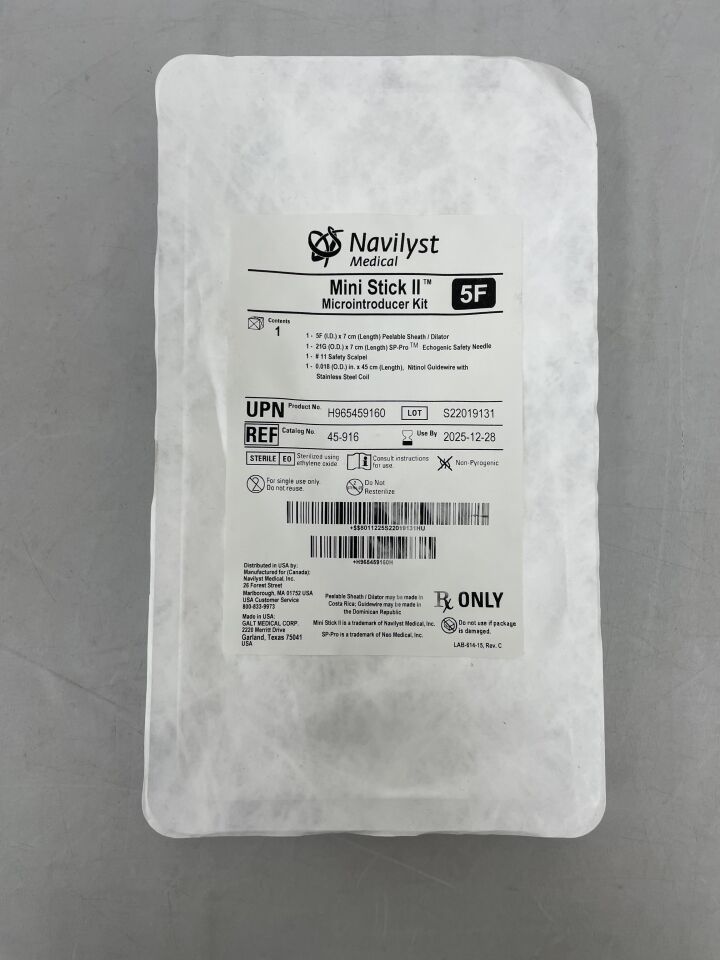 45-916 - NAVILYST - Mini Stick II 微型導入器套件,5F x 7cm,45cm NT/SS 導絲,(EA)-(有效期至:2025-12-28)
