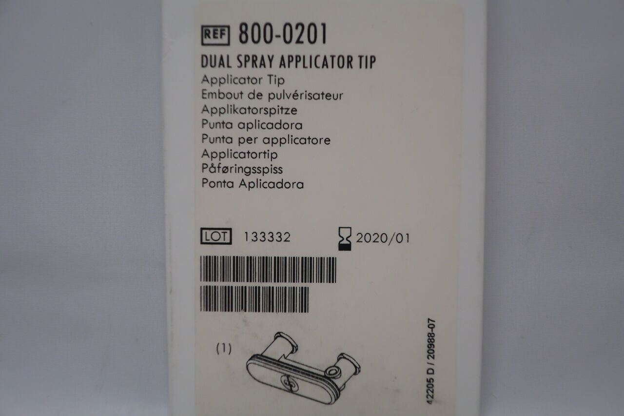 800-0201 - BIOMET - Dual Spray Applicator Tip, () - ( Expiry Date: )