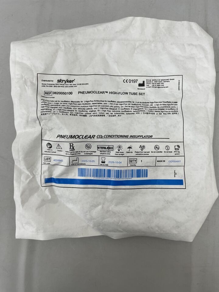 620050100 - STRYKER - PneumoClear High Flow Tube Set , ( EA ) - ( Expiry Date : 2026-10-04 )