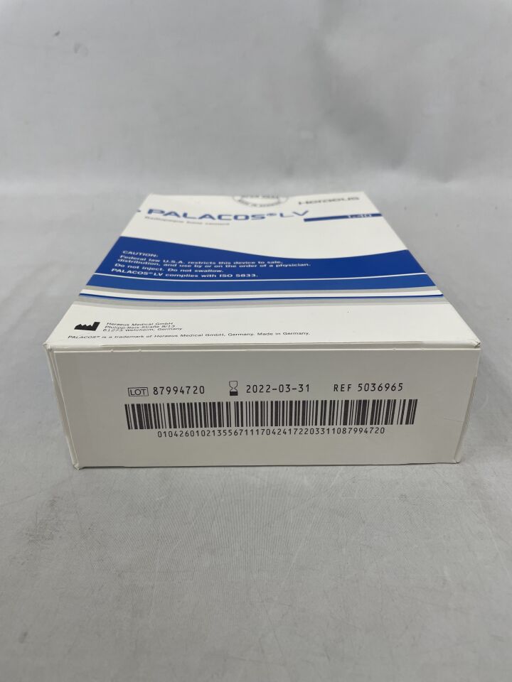 5036965 - HERAEUS MEDICAL - Palacos LV Radiopaque Bone Cement 40g, (BX/1) - ( Expiry Date: 2022-03-31 )