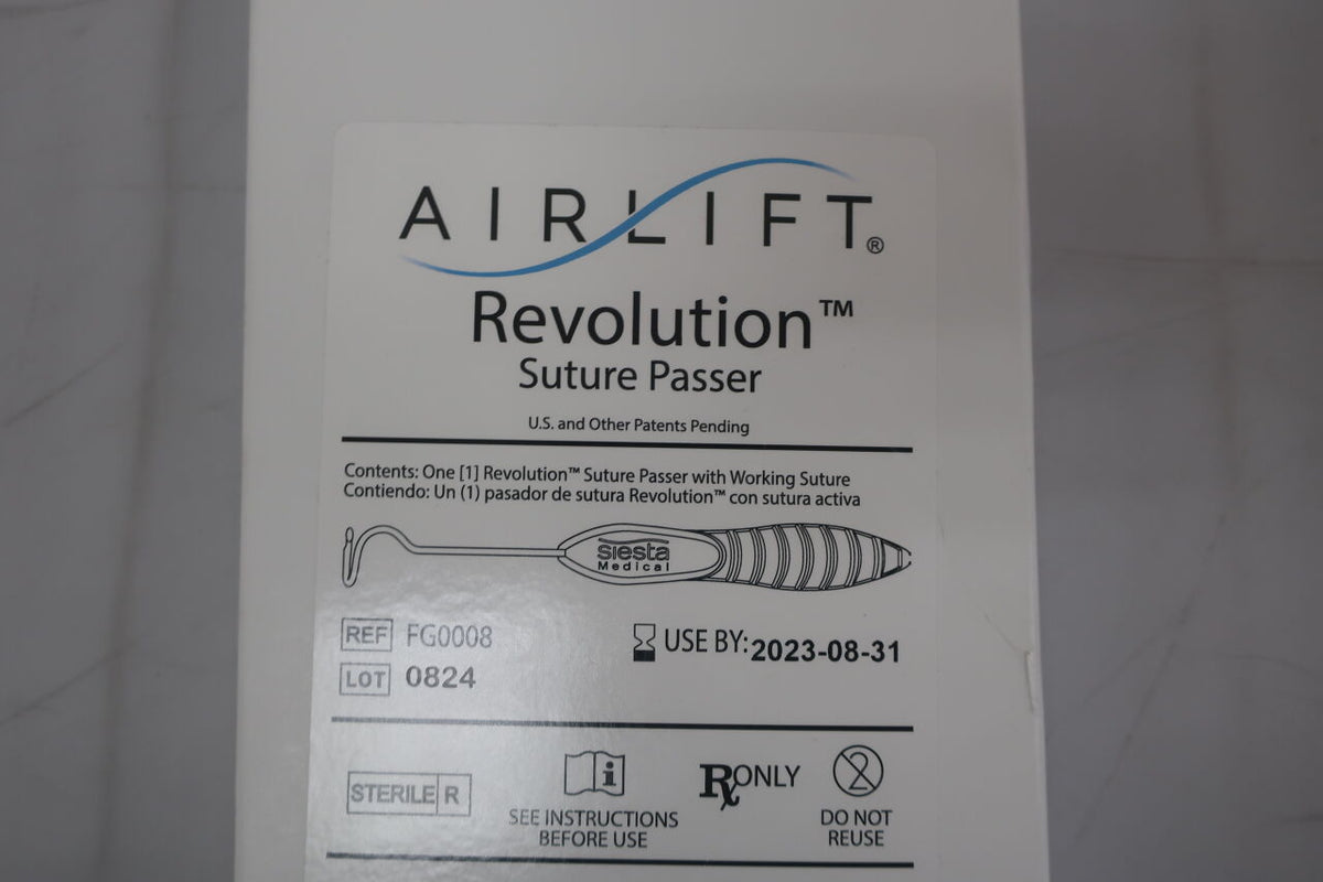 FG0008 - SIESTA - Siesta Revolution Suture Passer w/Working Suture, (BX/1)