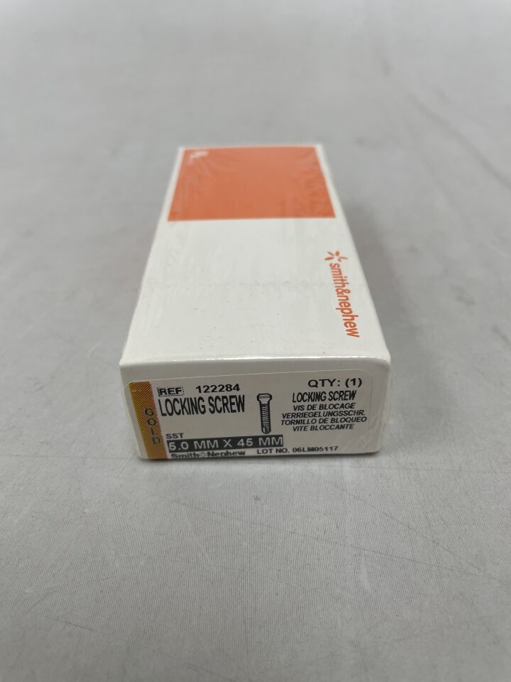 122284 - SMITH & NEPHEW - Locking Screw, 5 x 45mm, (BX/1) - ( Expiry Date: 2016-11-03 )