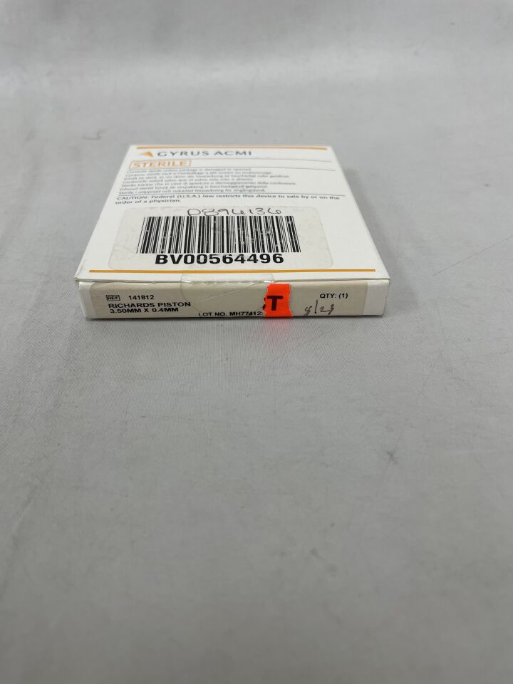141812 - GYRUS ACMI - Richards Piston, 3.50 x 0.4mm, (BX/1) - ( Expiry Date: 2023-08-10 )