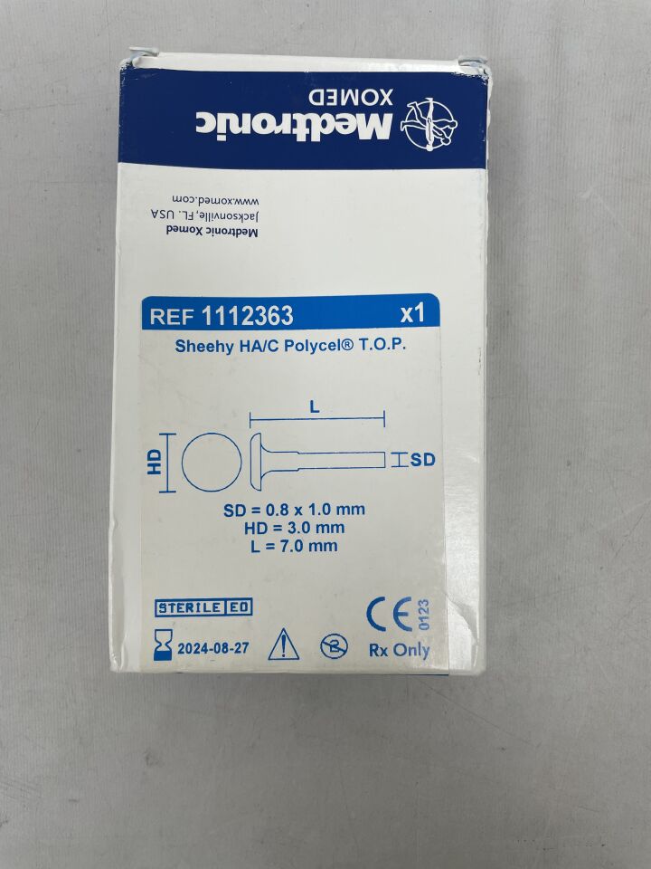 1112363 - MEDTRONIC - Sheehy HA/C Polycel T.O.P., (BX/1) - ( Expiry Date: 2024-08-27 )