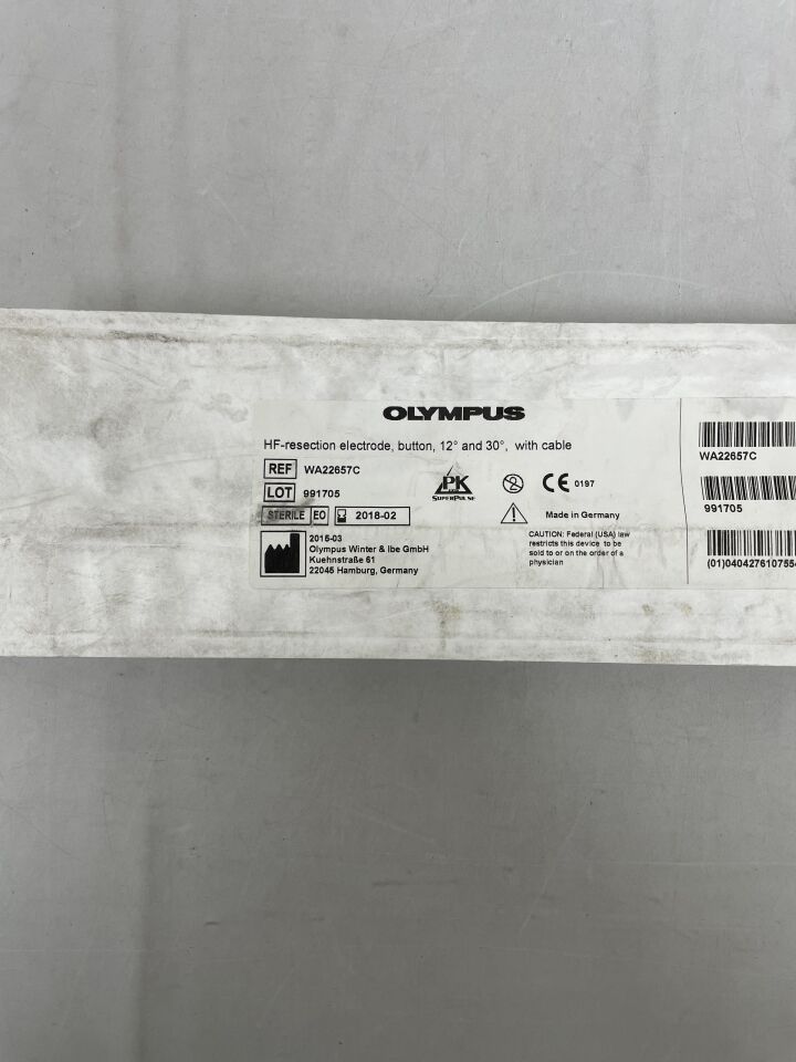 WA22657C - OLYMPUS - PlasmaButton Vaporization Electrode, (EA) - ( Expiry Date: 2018-02-28 )