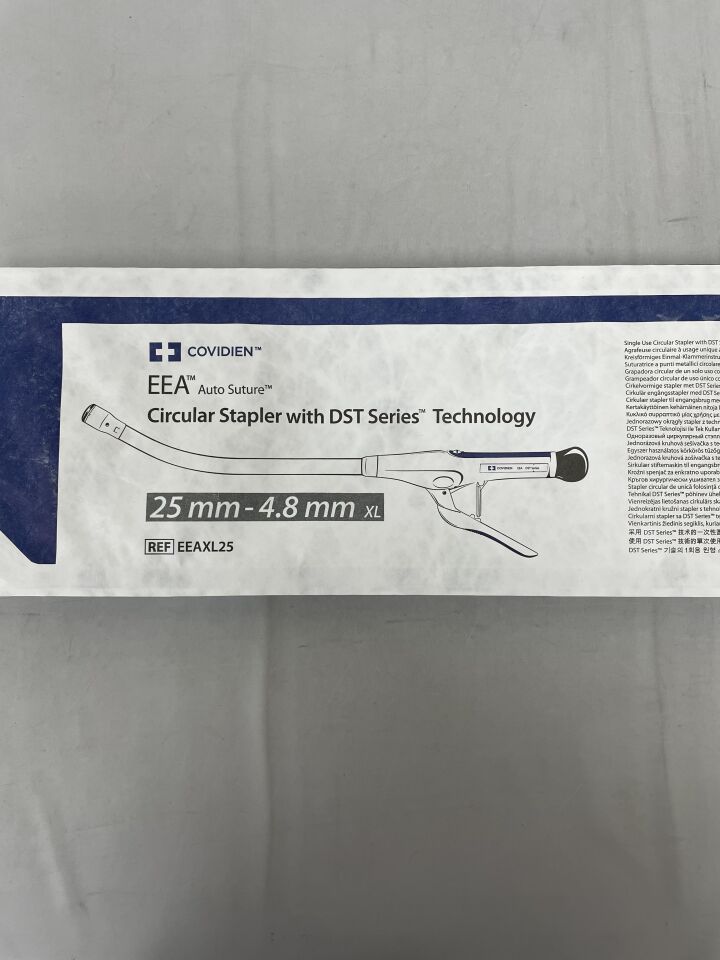 EEAXL25 - COVIDIEN - EEA XL Single-Use Tilt-Top Anvil Circular Stapler with DST Series Technology, 25 mm Size, () - ( Expiry Date: 2024-11-30 )