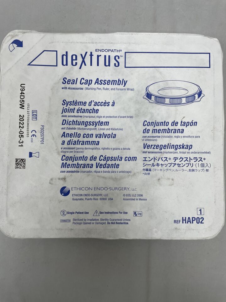 HAP02 - ETHICON - Endopath Dextrus Seal Cap Assembly with Accessory, (EA) - ( Expiry Date: 2022-05-31 )