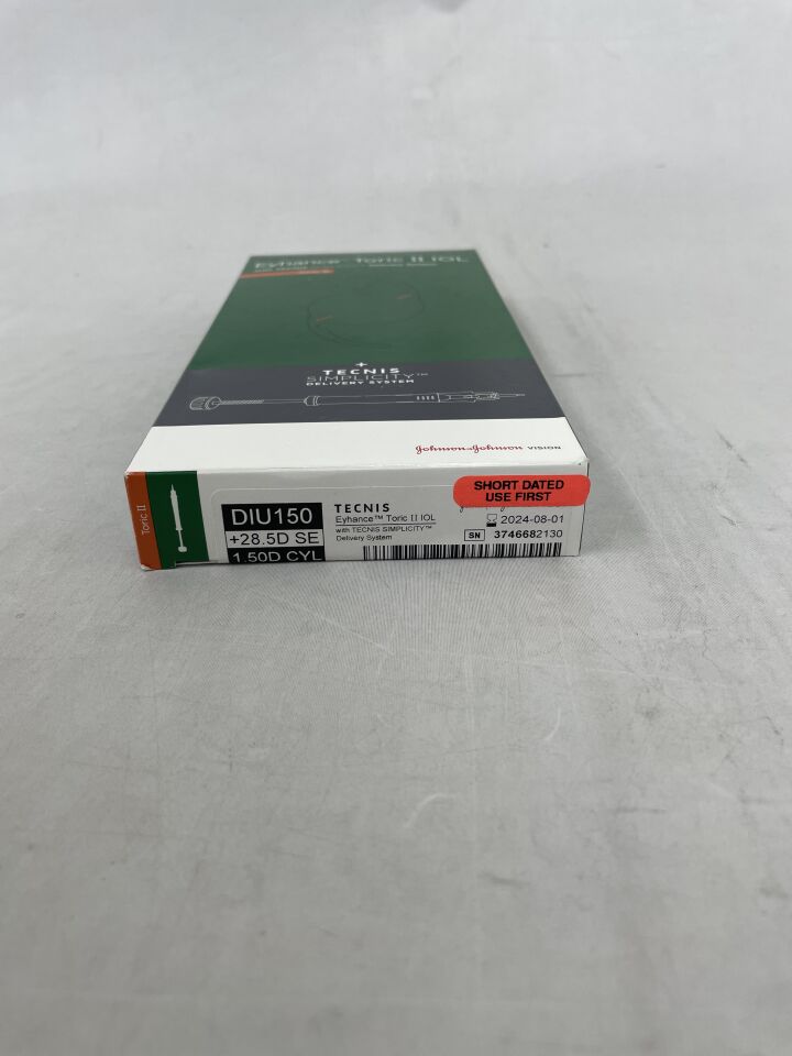 DIU150U285 - JOHNSON & JOHNSON - TECNIS Eyhance Toric II IOL, +28.5D, (BX/1) - ( Expiry Date: 2024-08-01 )