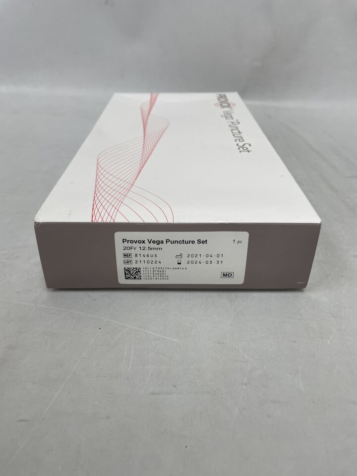 8146US - ATOS MEDICAL - PROVOX Vega Puncture Set 20Fr x 12.5mm, (BX/1) - ( Expiry Date: 2024-03-31 )