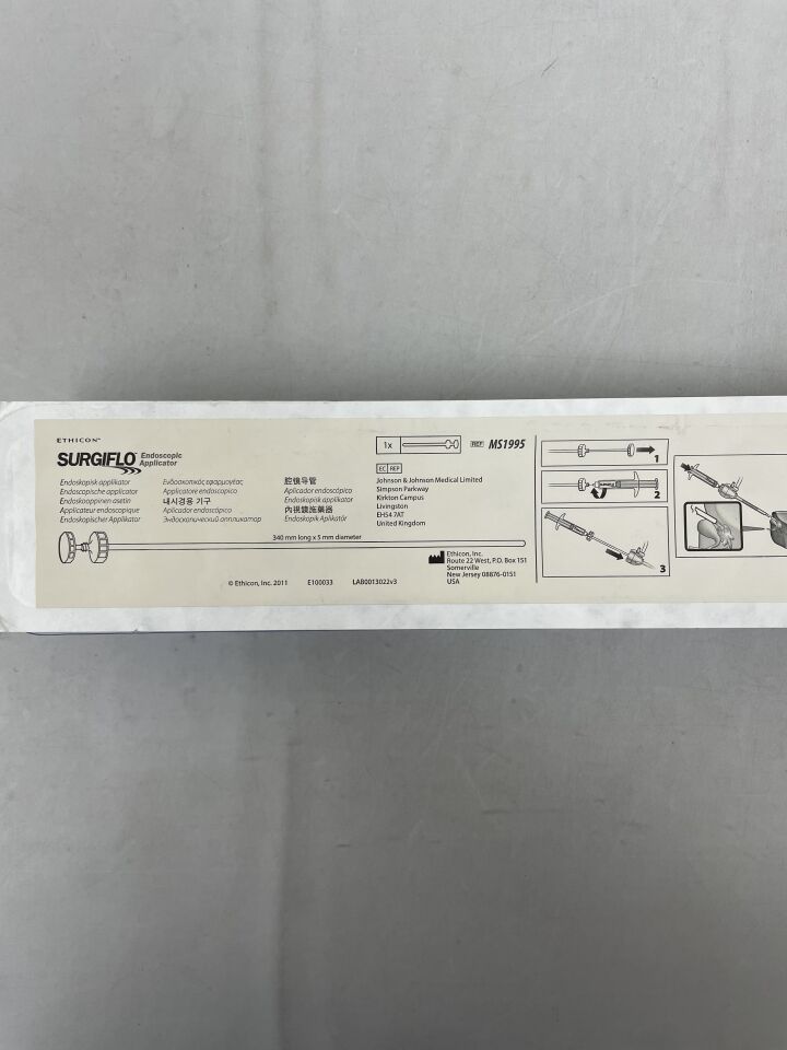 MS1995 - ETHICON - Surgiflo Endoscopic Applicator, 34 cm Size, (EA) - ( Expiry Date: 2024-11-20 )