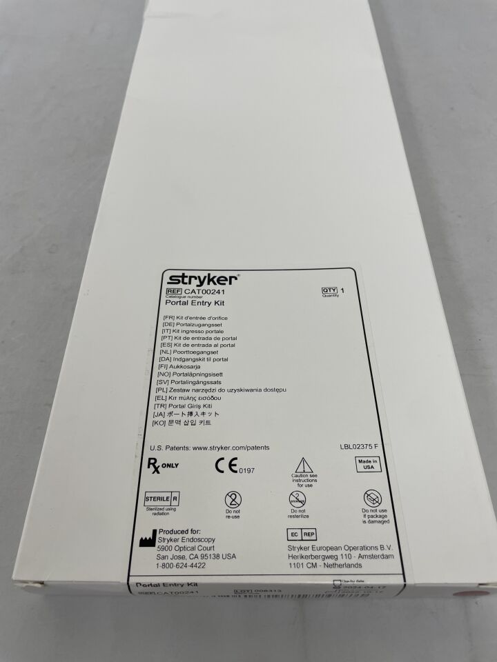 CAT00241 - STRYKER - Portal Entry Kit, () - ( Expiry Date: 2024-04-17 )