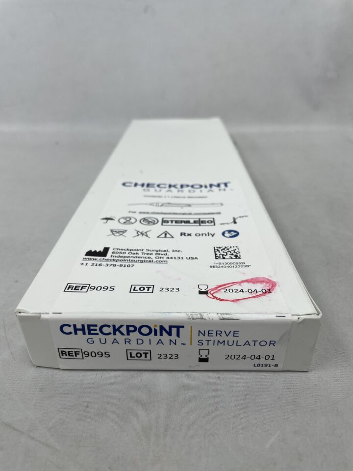 9095 - CHECKPOINT - Nerve Stimulator / Locator, (BX/1) - ( Expiry Date: 2024-04-01 )