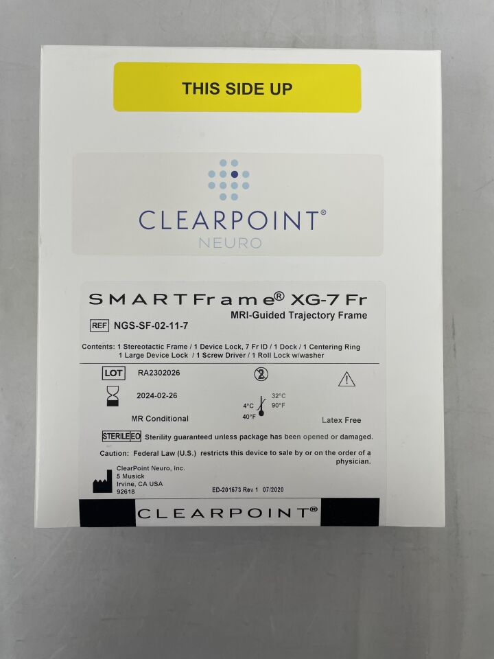 NGS-SF-02-11-7 - CLEARPOINT - SMARTFrame XG, MRI Guided Trajectory Frame, 7Fr, (BX/1) - ( Expiry Date: 2024-02-26 )