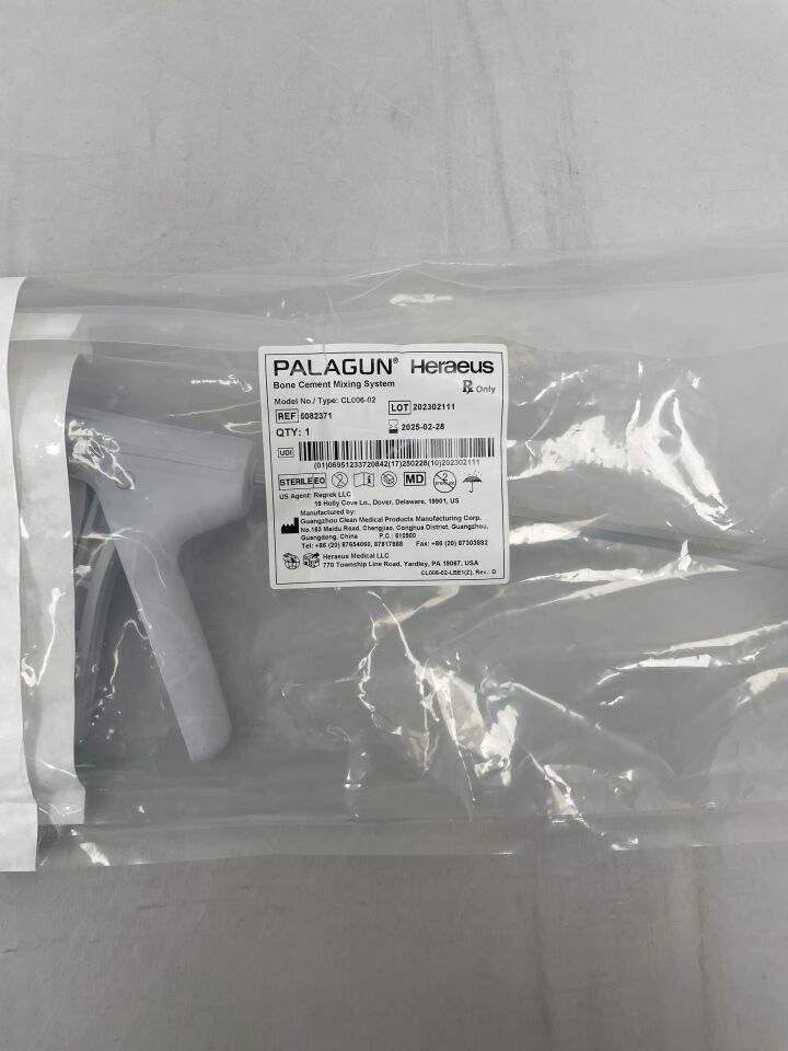 5082371 - HERAEUS - Palagun Bone Cement Mixing System, (EA) - ( Expiry Date: 2025-02-28 )