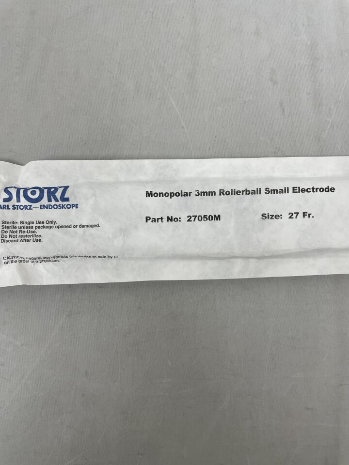 27050M - STORZ - Monopolar Coagulating Ball Small Electrode 5mm 27Fr , ( EA ) - ( Expiry Date : 2099-12-31 )