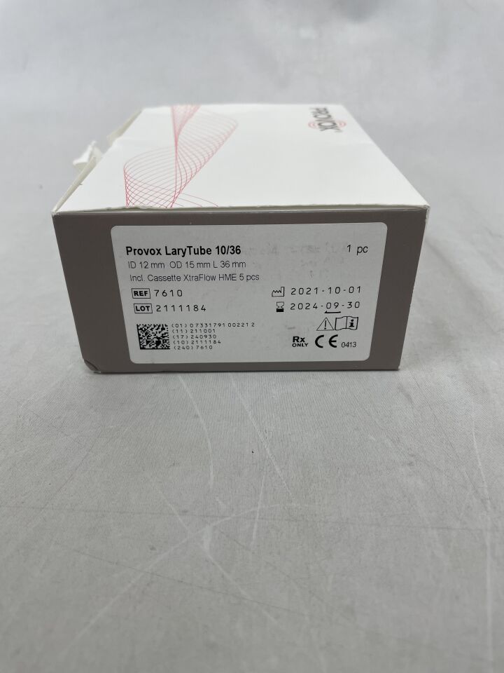 7610 - ATOS MEDICAL - Provox LaryTube 10/36, 12 x 15 x 36mm, (BX/1) - ( Expiry Date: 2024-09-30 )