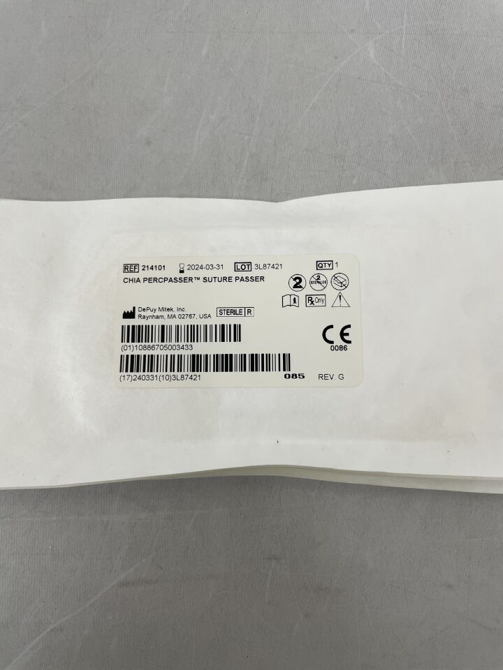 214101 - DEPUY - Chia Percpasser Suture Passer For OmniSpan Meniscal Repair System, (EA) - ( Expiry Date: 2024-03-31 )