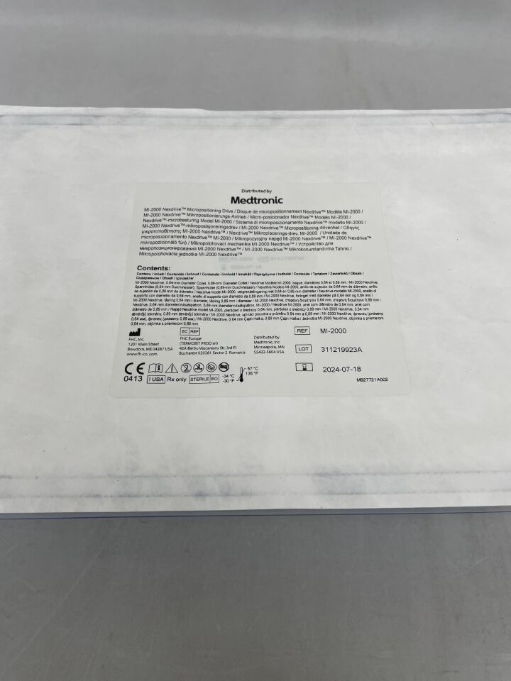 MI-2000 - MEDTRONIC - Nexdrive Micropositioning Drive, (EA) - ( Expiry Date: 2024-07-18 )