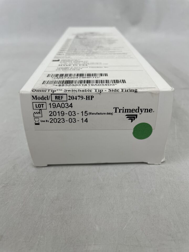 20479- HP - TRIMEDYNE - OmniTip Switchable Tip, Side Firing, (BX/5) - ( Expiry Date: 2023-03-14 )