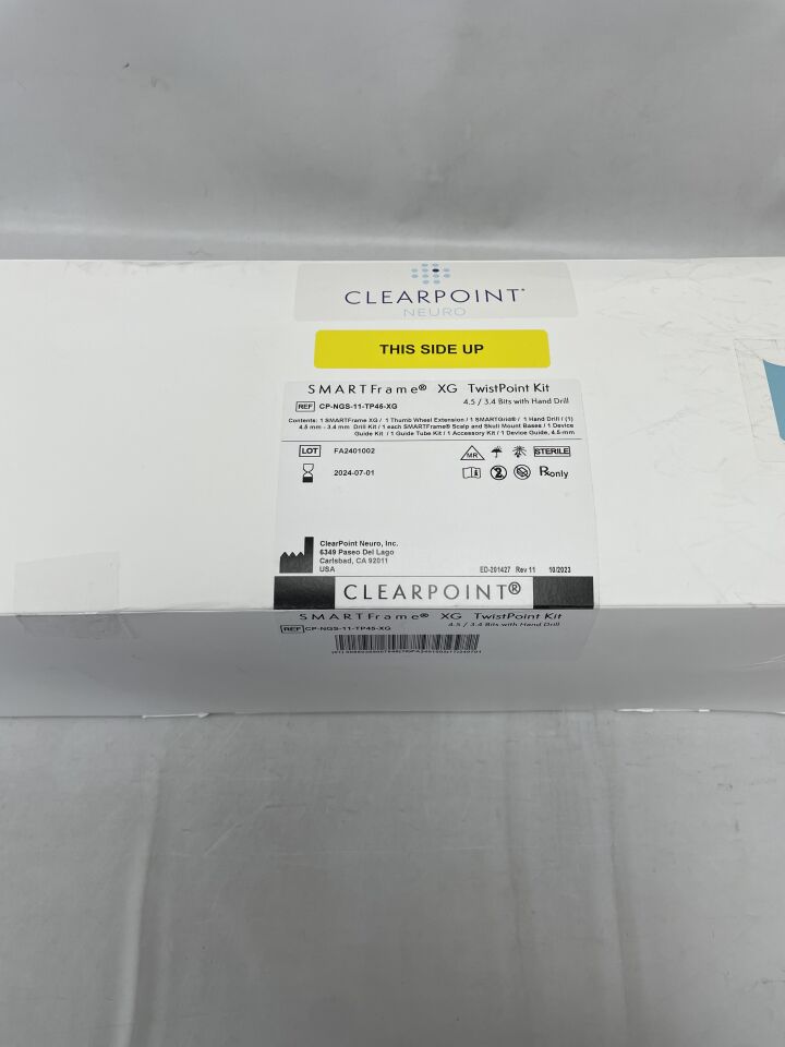 CP-NGS-11-TP45-XG - CLEARPOINT - SmartFrame XG TwistPoint Kit, 4.5/3.4 with Hand Drill, () - ( Expiry Date: 2024-07-01 )