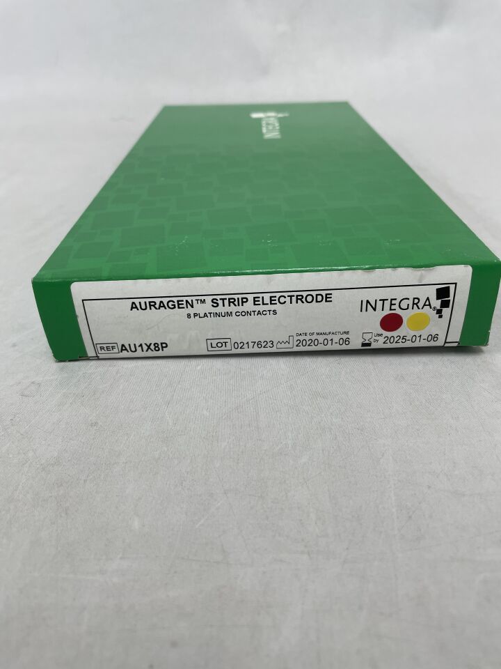 AU1X8P - INTEGRA - Auragen Strip Electrode, 8 Platinium Contacts, (BX/1) - ( Expiry Date: 2025-01-06 )