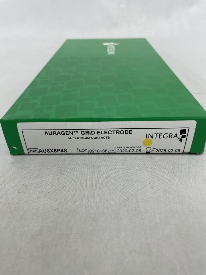AU8X8P4S - INTEGRA - Auragen Grid Electrode 64 Platinum Contacts, (BX/1) - ( Expiry Date: 2025-02-06 )