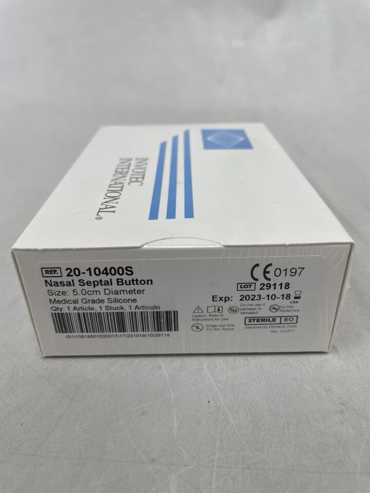 20-10400S - INVOTEC - Breathe-Easy Internal Nasal Septal Splints, 3.2cm, Soft, (BX/1) - ( Expiry Date: 2023-10-18 )