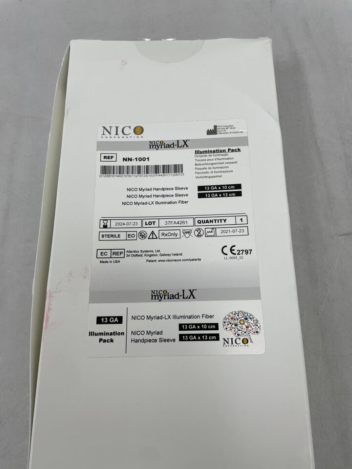 NN-1001 - NICO CORPORATION - Myriad-LX Illumination Pack 13G, (BX/1) - ( Expiry Date: 2024-07-23 )