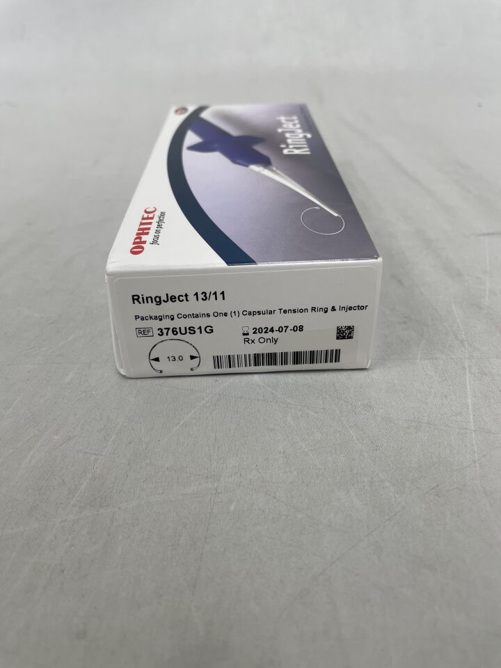 376US1G - OPHTEC - RingJect capsular tension ring, 13mm-11mm, (BX/1) - ( Expiry Date: 2024-07-08 )