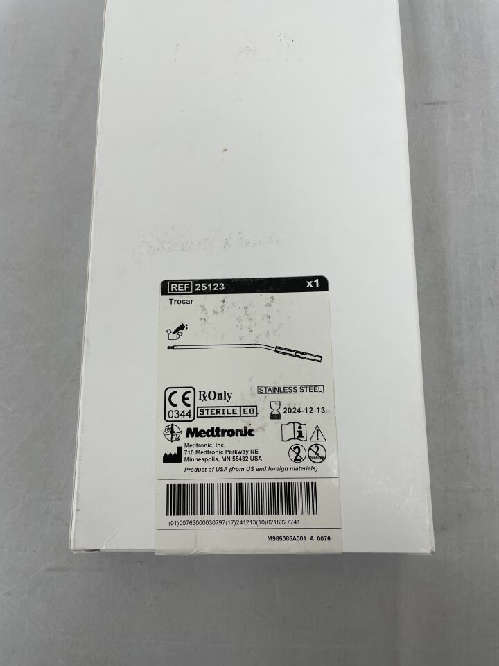 25123 - MEDTRONIC - Trocar, Stainless Steel, (BX/1) - ( Expiry Date: 2024-12-13 )
