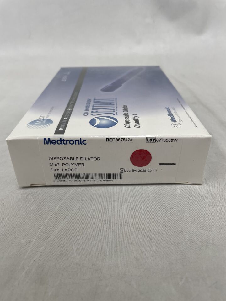 8675424 - MEDTRONIC - Mast Disposable Polymer Dilator, Large, (BX/1) - ( Expiry Date: 2025-02-11 )