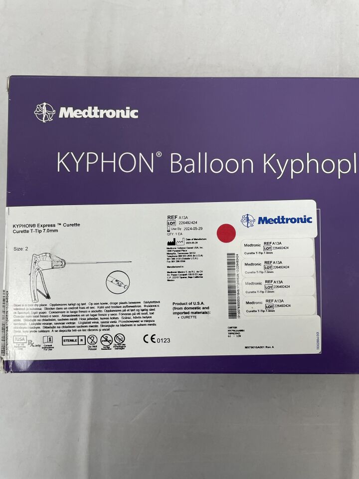 A13A - MEDTRONIC - Kyphon Express Curette T-Tip 7.0mm, Size 2, (BX/1) - ( Expiry Date: 2024-05-29 )