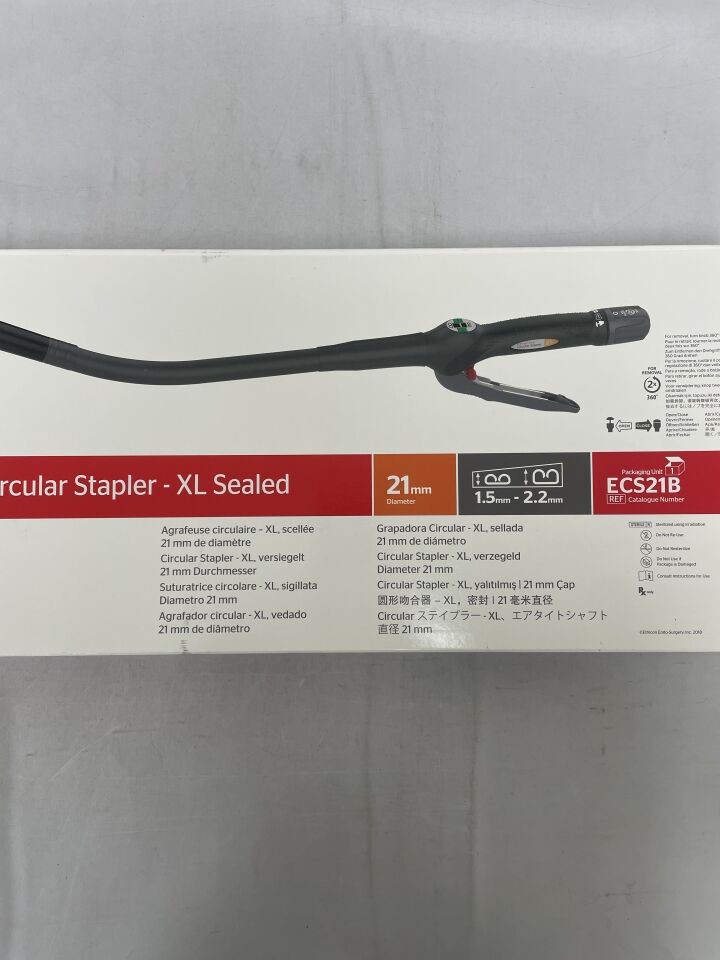 ECS21B - ETHICON - Xl Circular Stapler 21mm 1.5 X 2.2mm, (BX/1) - ( Expiry Date: 2025-02-28 )