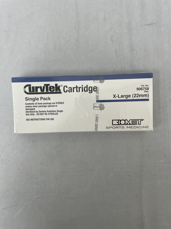 906758 - BIOMET - Curvtek Cartridge, X-Large 22mm, (BX/1) - ( Expiry Date: 2019-01-01 )