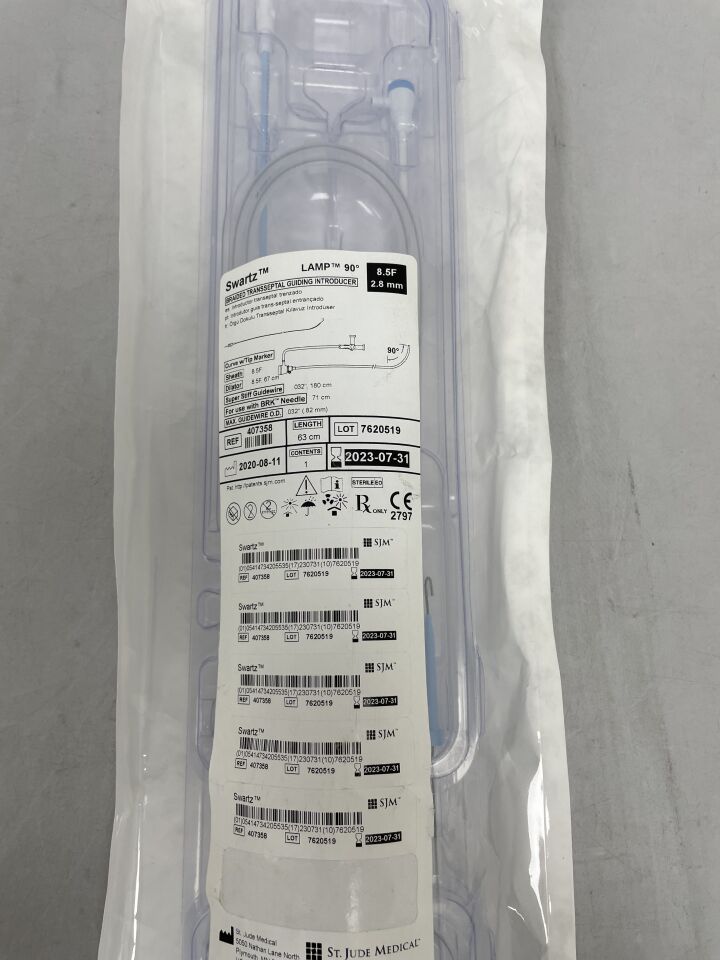 407358 - ABBOTT - SJM Swartz Braided Transseptal Guiding Introducer, 8.5F, (EA) - ( Expiry Date: 2023-07-31 )