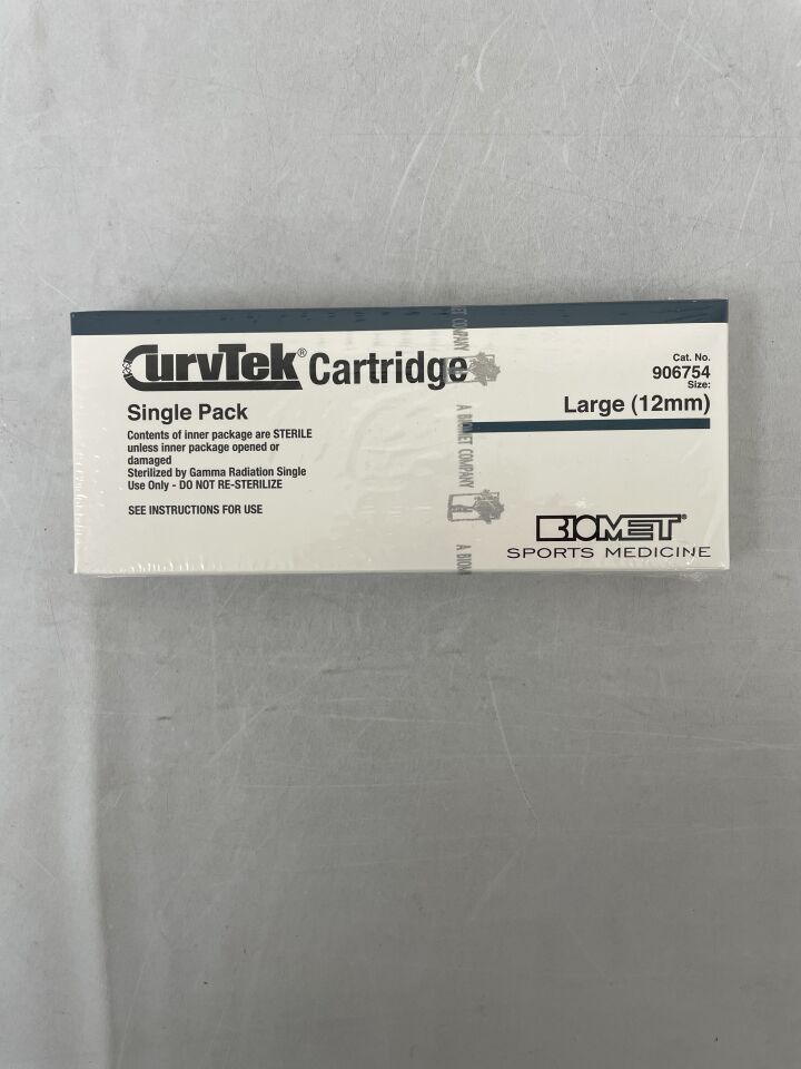 906754 - BIOMET - CurvTek Cartridge, Large, 12 mm, (BX/1) - ( Expiry Date: 2017-07-01 )