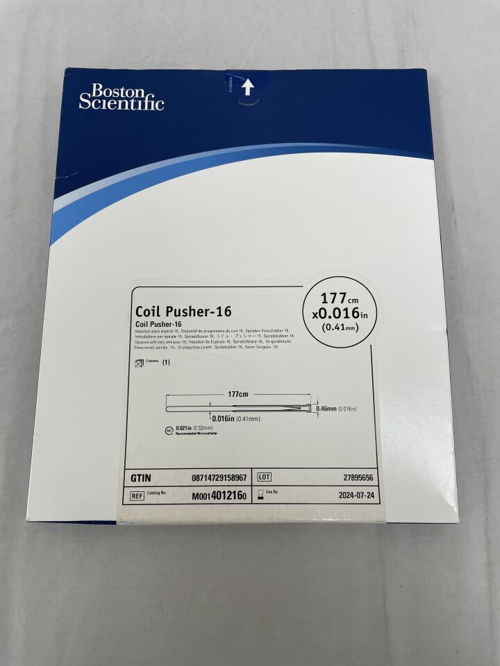 401216 - BOSTON SCIENTIFIC - Coil Pusher-16 - 177cm x .016", (BX/1) - ( Expiry Date: 2024-07-24 )