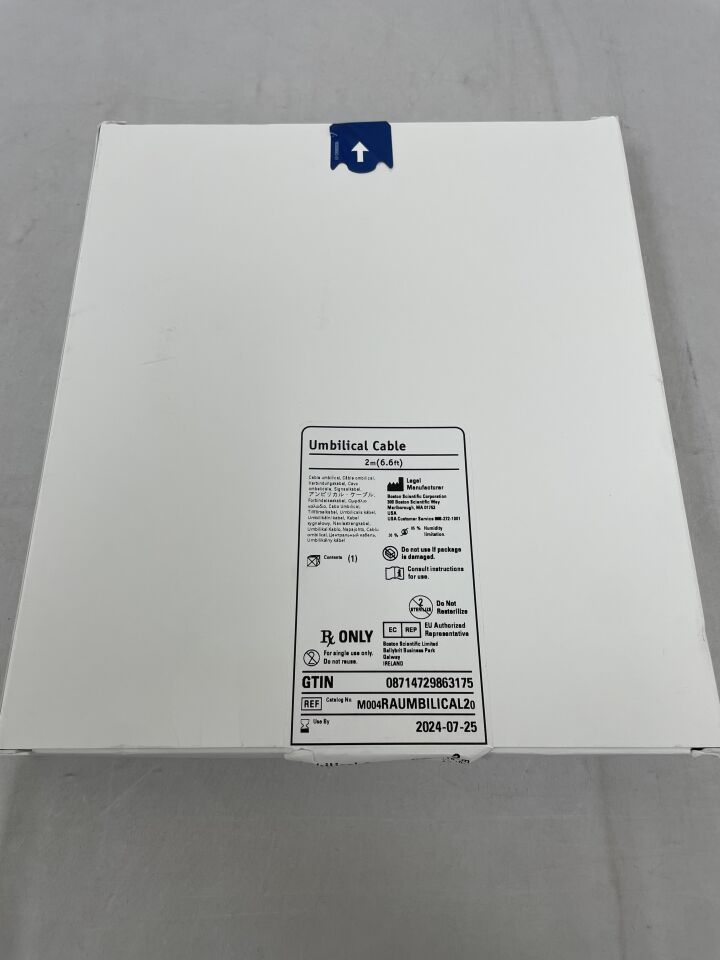 RAUMBILICAL2 - BOSTON SCIENTIFIC - Umbilical Cable 6.6Ft, (BX/1) - ( Expiry Date: 2024-07-25 )