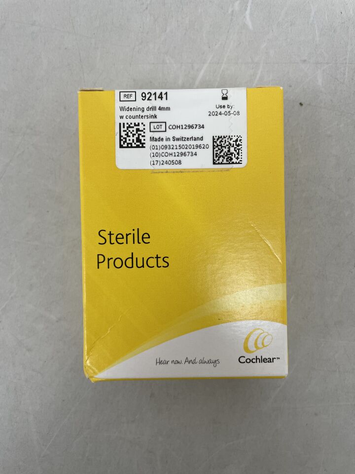 92141 - COCHLEAR - Widening Drill, 4mm, (BX/1) - ( Expiry Date: 2024-05-08 )