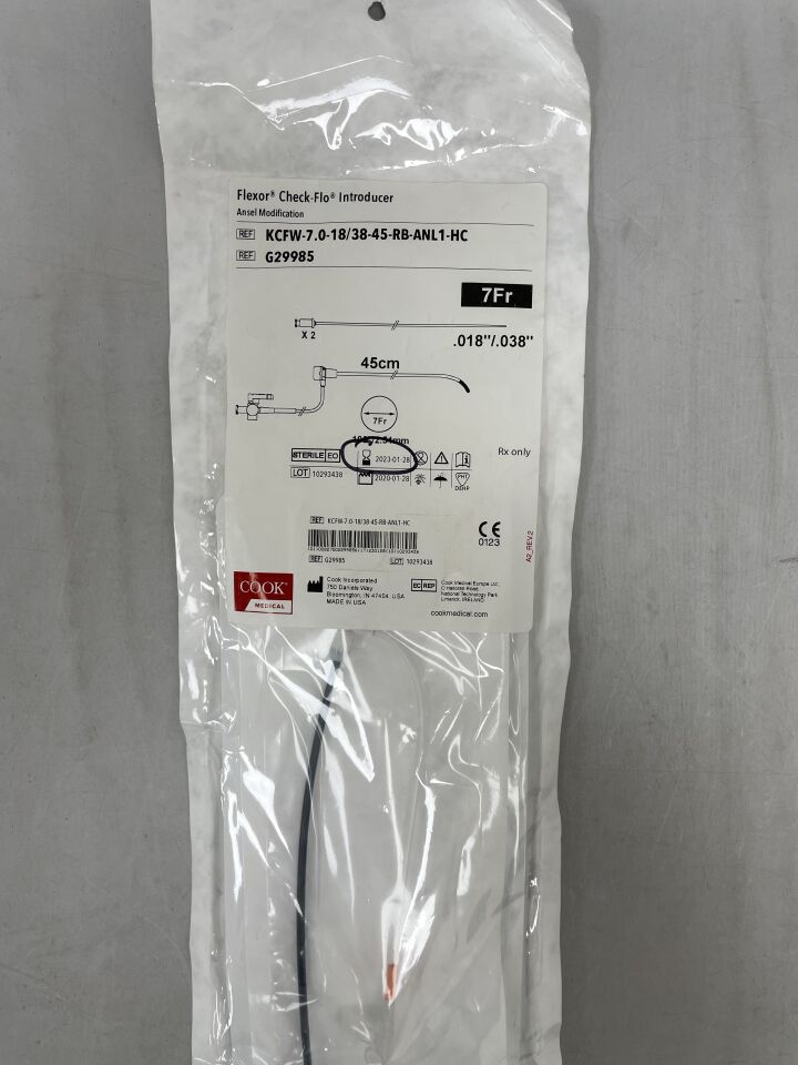 G29985 - COOK - Flexor Ansel Guiding Sheath, 7 Fr Size, Multipurpose Tip, (EA) - ( Expiry Date: 2023-01-28 )