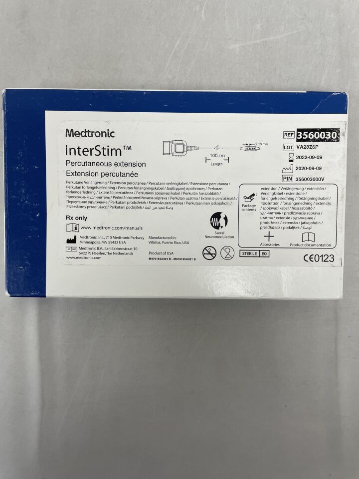 3560030 - MEDTRONIC - InterStim Percutaneous Extension 2.16mm x 100cm, (BX/1) - ( Expiry Date: 2022-09-09 )