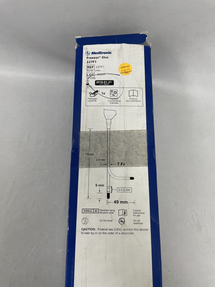 227F1 - MEDTRONIC - Freezor Extra Cardiac CryoAblation Device, (BX/1) - ( Expiry Date: 2019-01-31 )