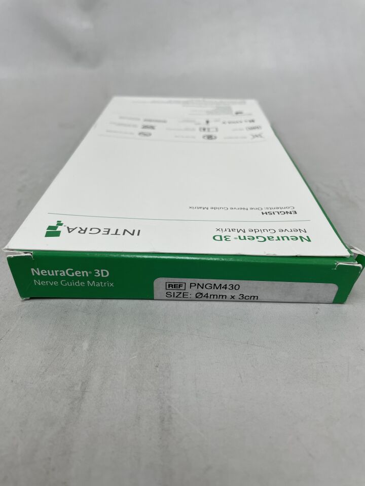 PNGM430 - INTEGRA - NeuraGen 3D Nerve Guide Matrix, 4mm x 3cm, (BX/1) - ( Expiry Date: 2024-11-30 )