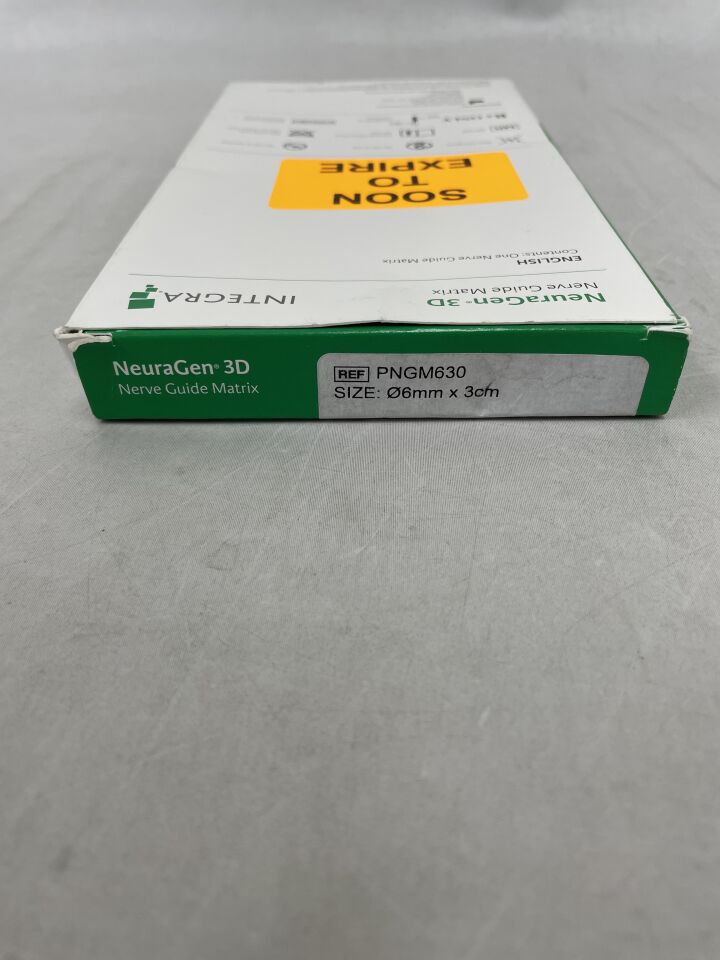 PNGM630 - INTEGRA - NeuraGen 3D Nerve Guide Matrix, 6mm x 3cm, (BX/1) - ( Expiry Date: 2024-11-30 )