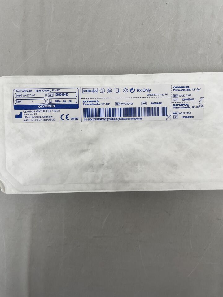 WA22740S - OLYMPUS - PlasmaNeedle HF-Resection Electrode w/Cable, Angled 12°-30° ESG TURis, (EA) - ( Expiry Date: 2024-06-30 )