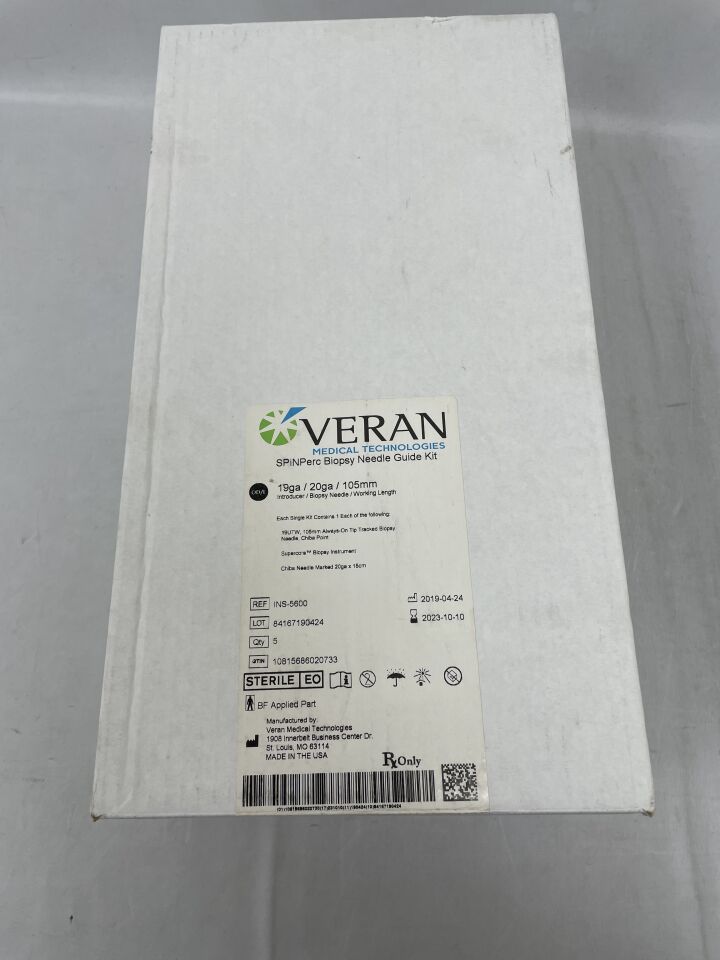 INS-5600 - VERAN MEDICAL - SPiNPerc Biopsy Needle Guide Kit, (BX/5) - ( Expiry Date: 2023-10-10 )