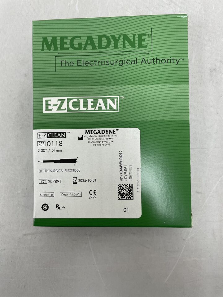 118 - ETHICON - E-Z Clean Megafine Electrosurgical Electrodes , ( BX/12 ) - ( Expiry Date : 2025-10-31 )