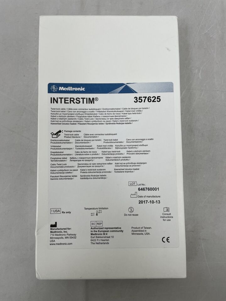 357625 - MEDTRONIC - interstim twist-lock cable , ( BX/1 ) - ( Expiry Date : 2099-12-31 )